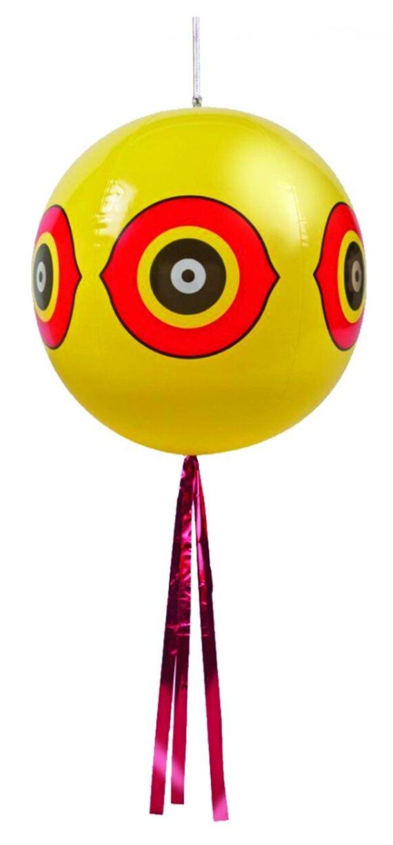 Yellow Scare Eye Balloon